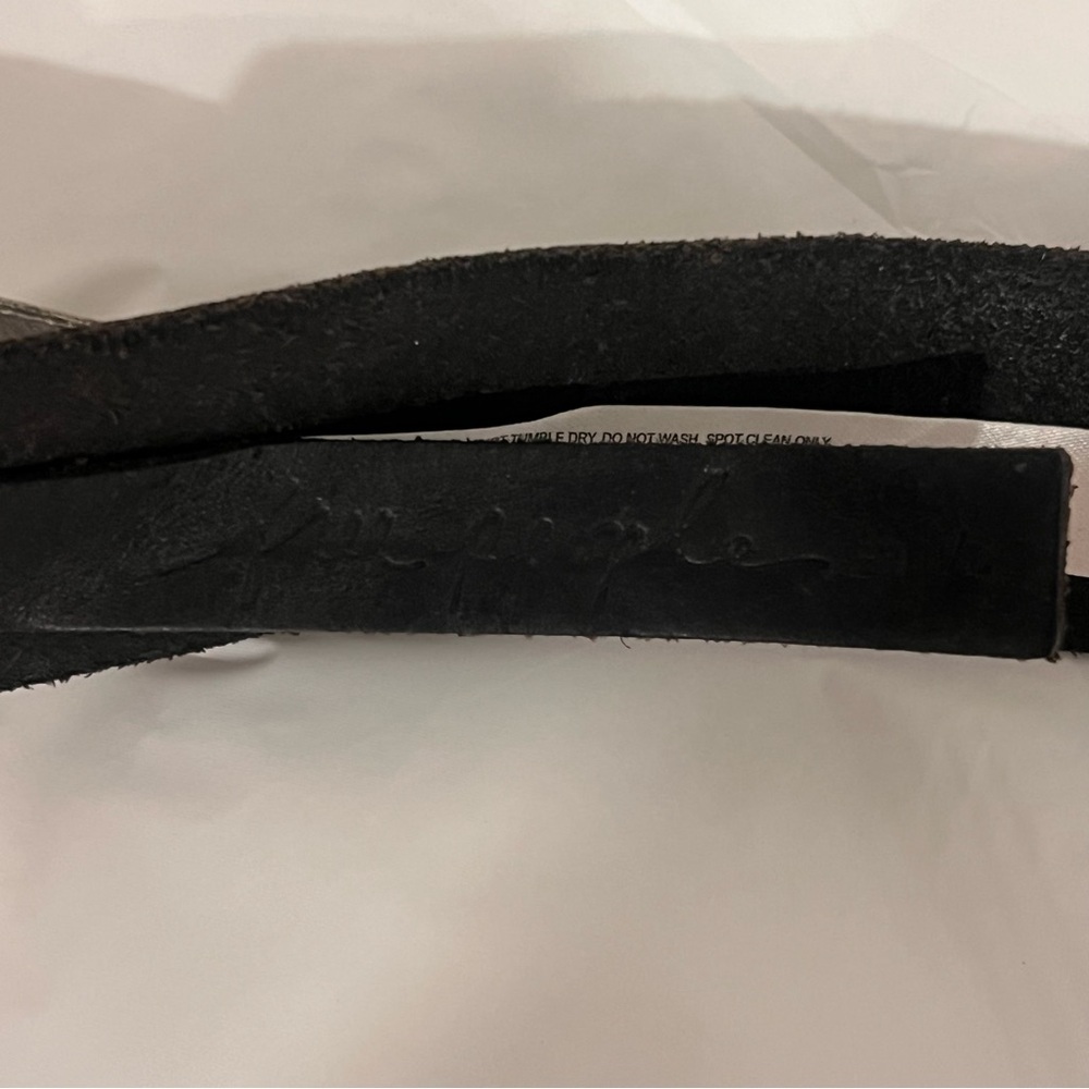 Free People Oyster Bay Leather Hip Belt Size Medium / Large - Picture 10 of 12